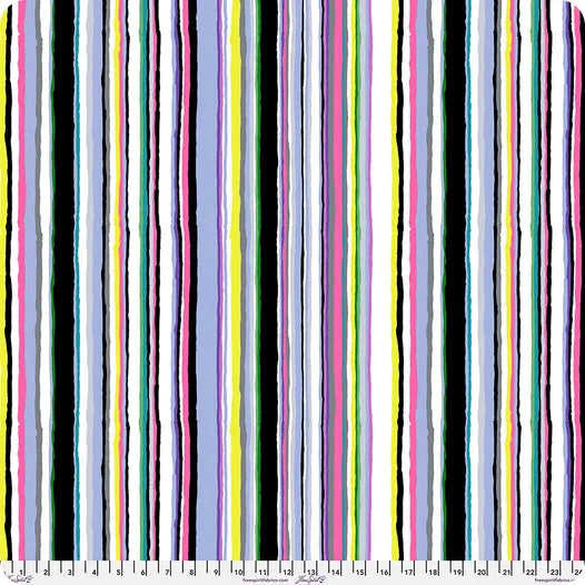Free Spirit | Echo Stripes - Contrast | February 2026 | Kaffe Fassett Collective