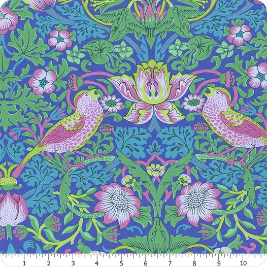 Free Spirit | Kaffe x Morris & Co. | Strawberry Thief | Blue