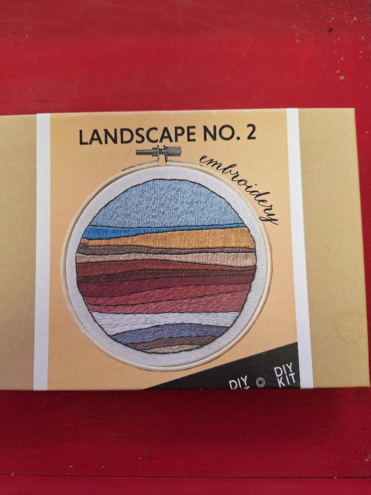 Kate Wyatt Designs | 
Embroidery kit - Landscape No 2