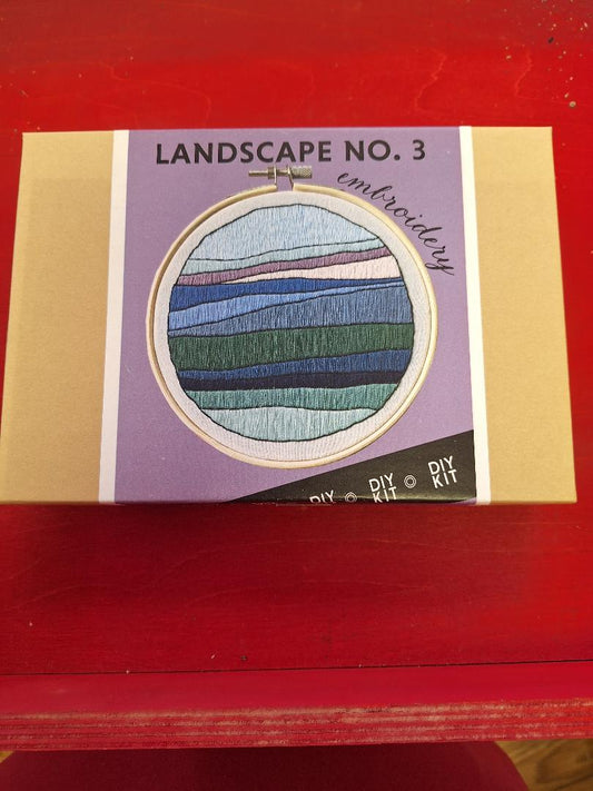 Kate Wyatt Designs | 
Embroidery kit - Landscape no 3