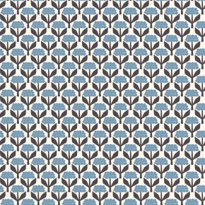 Cotton + Steel | Fox & Flutter | Dewdrop - Blue Flower | LV1003-BF2