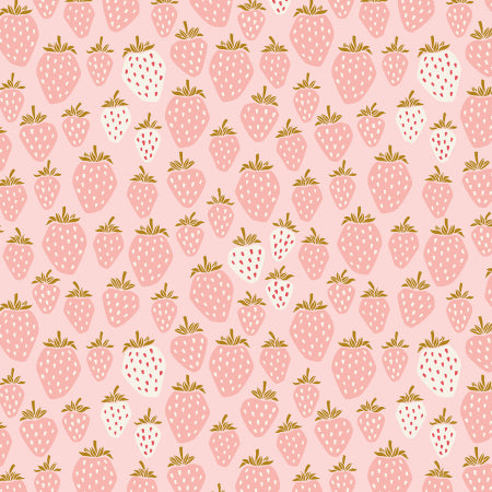 Cotton + Steel | Under The Apple Tree | Queen Of Berries |  Flush Pink