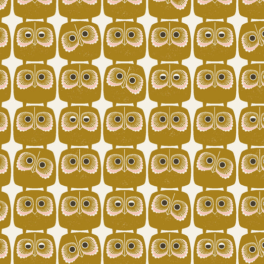 Cotton + Steel | Loes van Oosten | Sweet Floral Scent | Nosey Owl | LV801-UM3