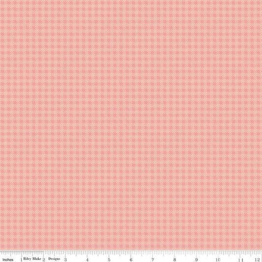 Riley Blake | Precious Petites | Gingham | Coral