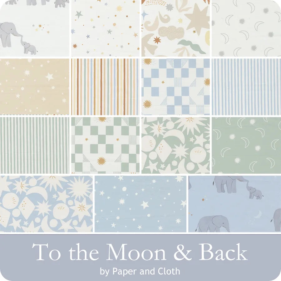 Moda | Paper + Cloth | To the Moon and Back | Layer Cake