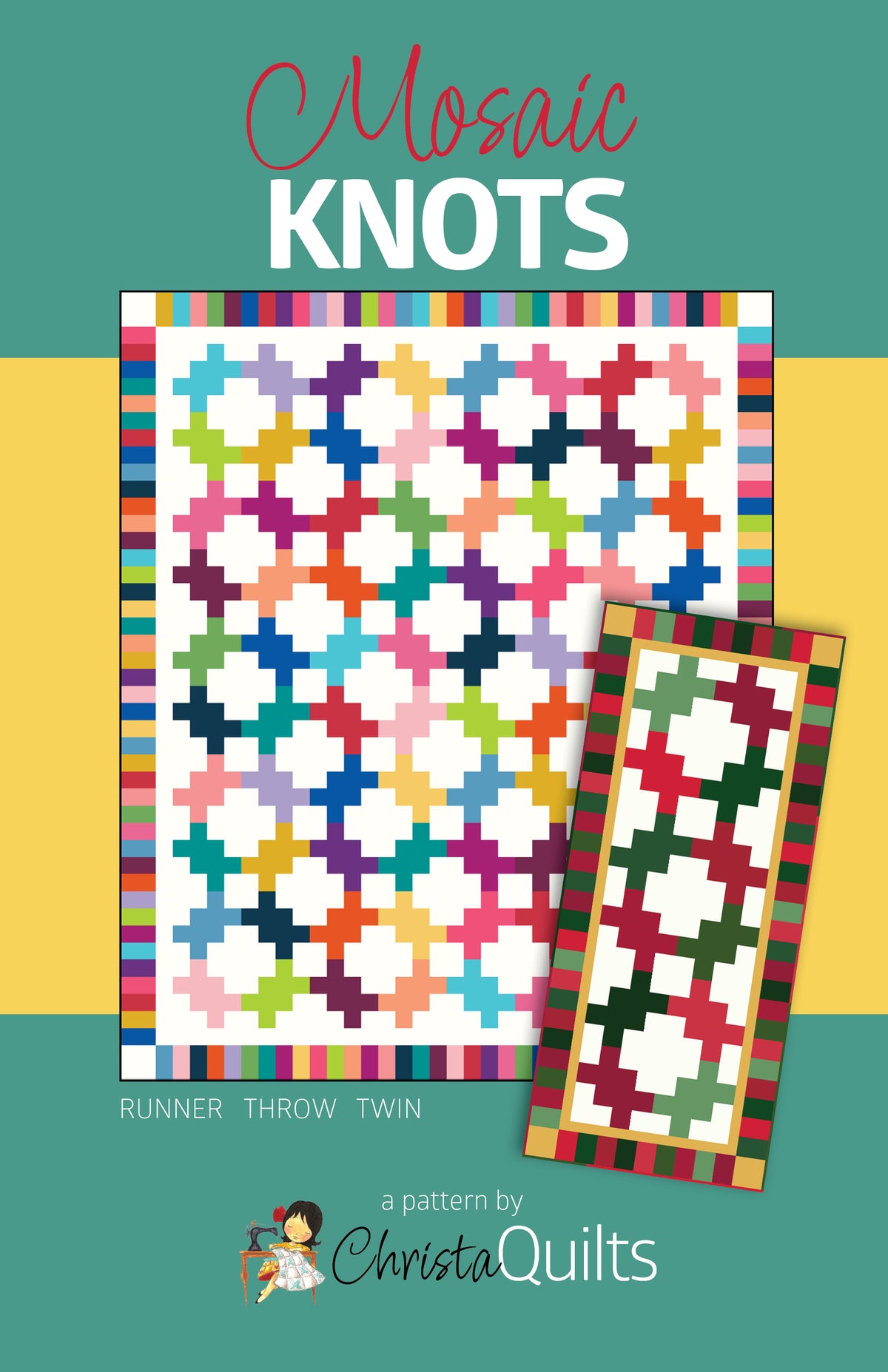 Riley Blake Designs | Christa Quilts | Mosaic Knots Quilt Pattern | P290-MOSAICKNOTS