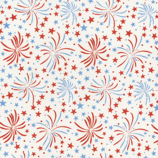 Riley Blake | Firecracker | Fireworks | White