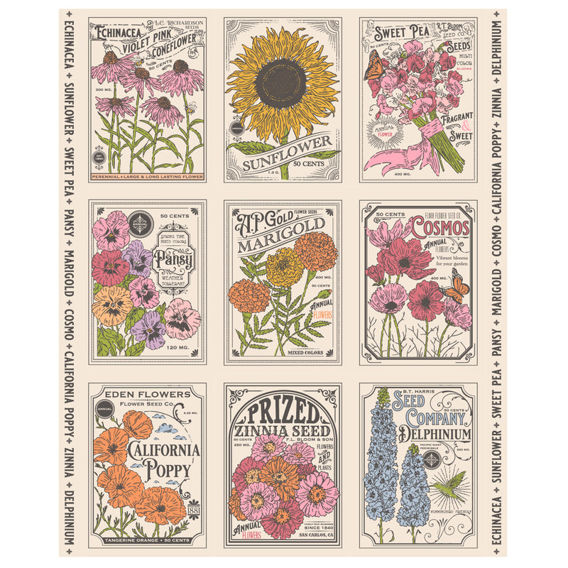 Riley Blake | Secret Garden Fat Quarter Bundle, 21 Pcs. | FQ-18040-21
