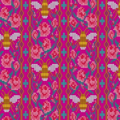 Andover| Handiwork| Alison Glass| Pink Floral