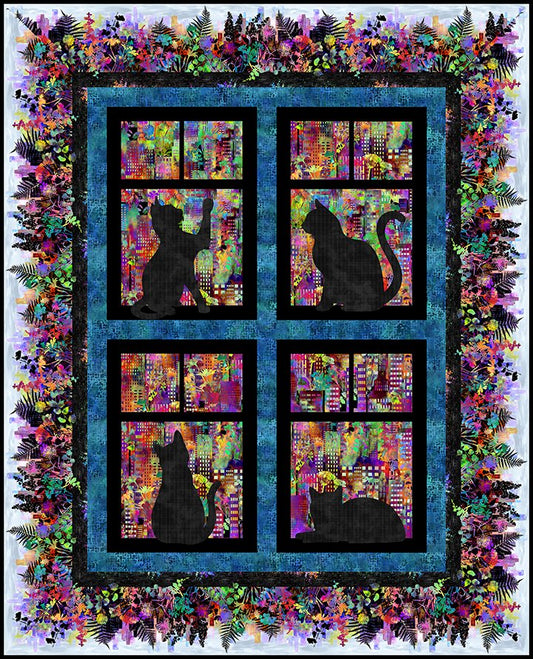 In The Beginning Fabrics | Jason Yenter | Urban Jungle Quilts | Contains 5 Quilt Patterns