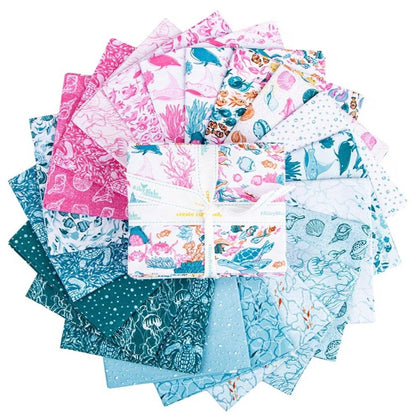 Riley Blake Designs | Corinne Wells | Reef | 21 pc Fat Quarter Bundle