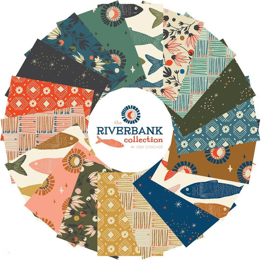 Cotton + Steel | Riverbank | Charm Pack (42)