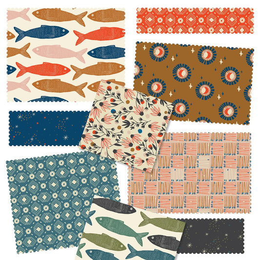 Cotton + Steel | Riverbank | 1 Yard Bundle | 18 Fabrics