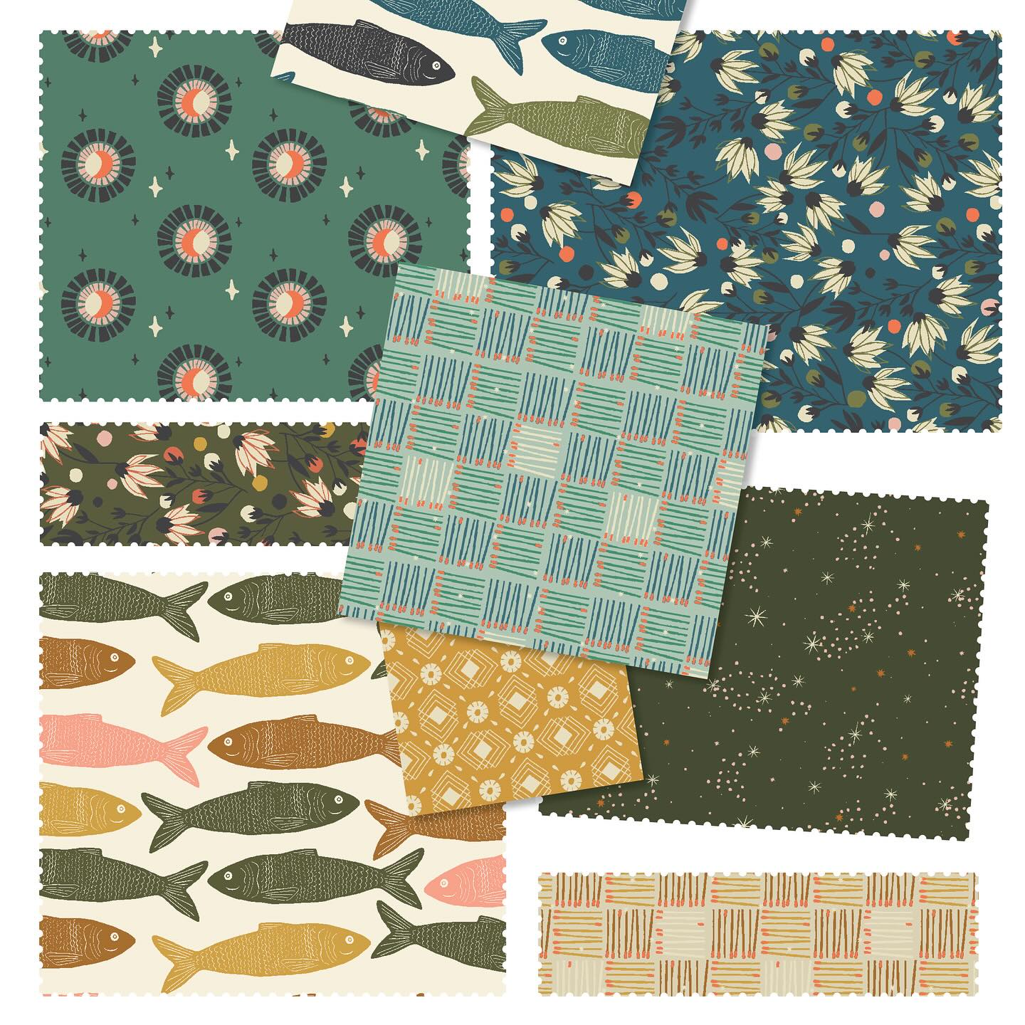 Cotton + Steel | Riverbank | 1 Yard Bundle | 18 Fabrics