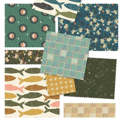 Cotton + Steel | Riverbank | 1 Yard Bundle | 18 Fabrics