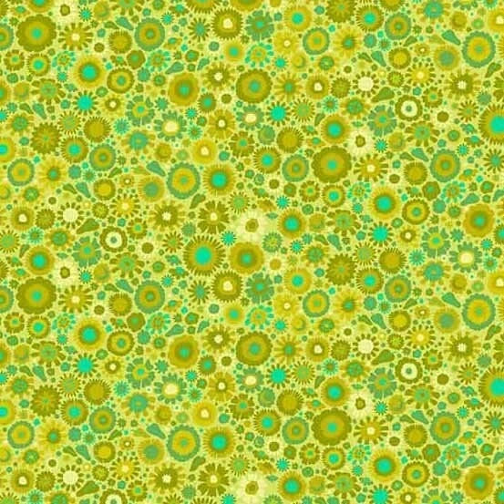 Andover | Sun Print 2023 | Alison Glass | Whim So Doodle | Green