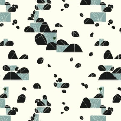 Birch Fabrics | Charley Harper | Alpine Northwest | Alpine Falls