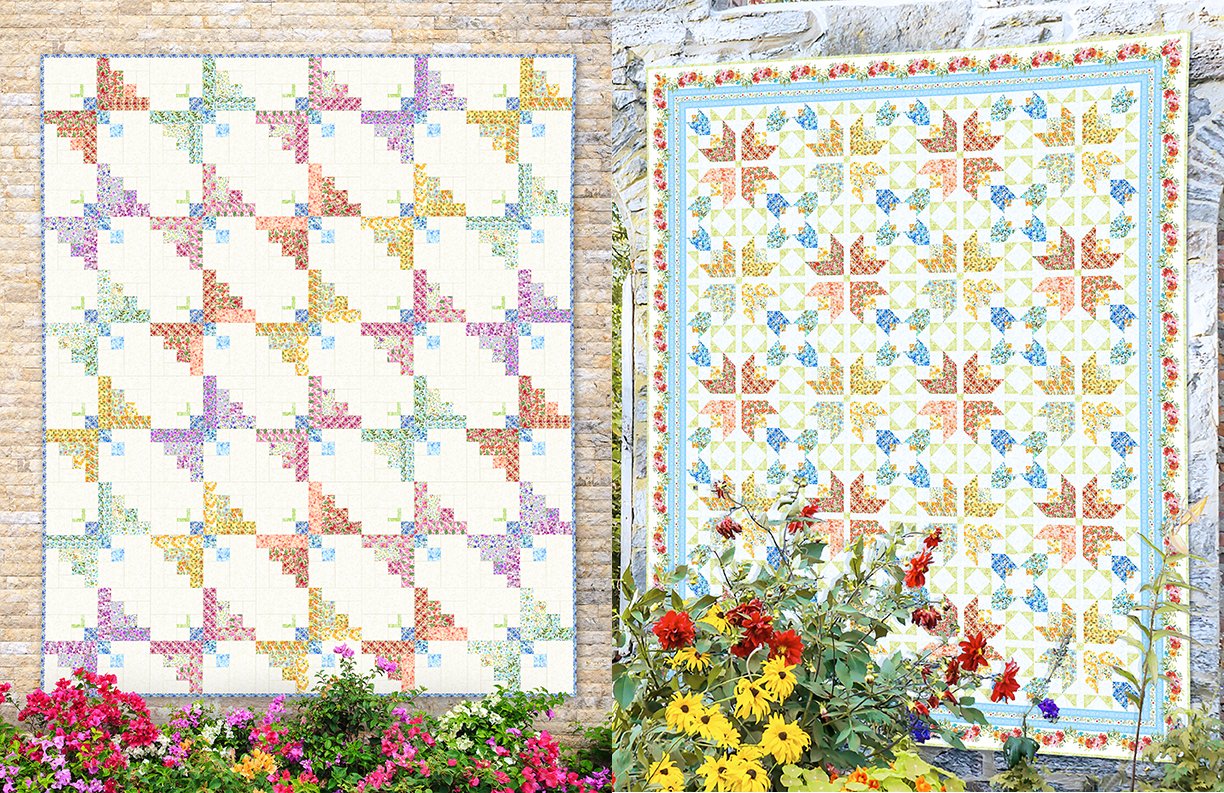 In The Beginning Fabrics | Jason Yenter | Charming Floral Quilts | Contains 6 Quilt Patterns