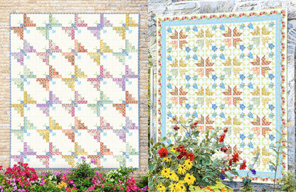 In The Beginning Fabrics | Jason Yenter | Charming Floral Quilts | Contains 6 Quilt Patterns