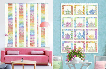 In The Beginning Fabrics | Jason Yenter | Charming Floral Quilts | Contains 6 Quilt Patterns