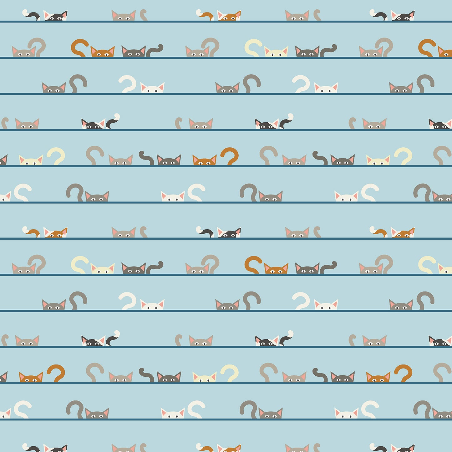 Cotton + Steel | Sazerelli Designs | Kitty Kats | Kurious Kats | SD102-HK1