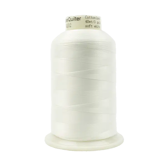 WonderFil Specialty Threads | 40wt Quilting Polyester | 3000y