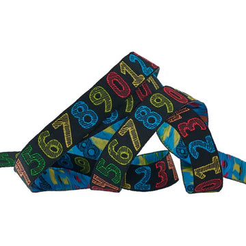 Ribbon | Let's Count Blackboard | 5/8" width | Back to School by Stacy Iest Hsu