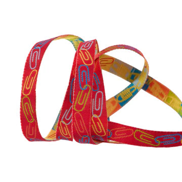Ribbon | Clip It in Apple | 3/8" width | Back to School by Stacy Iest Hsu
