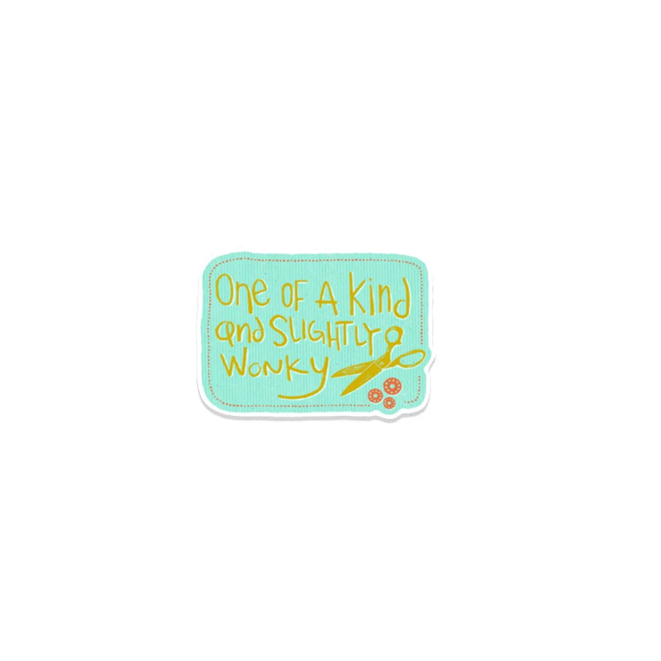 Moda | Kati Cupcake | One of a Kind and Slightly Wonky | Sticker (1 sticker)