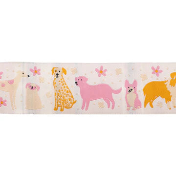 Ribbon | Dog Medley | 1-1/2" width | Dog Park by Sarah Watts