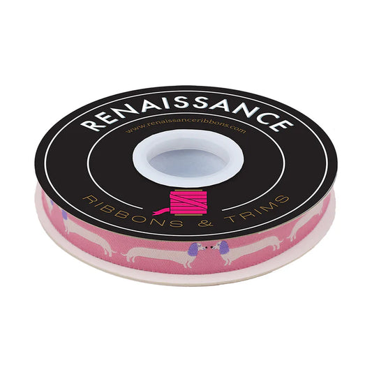 Ribbon | Long Dog | 5/8" width | Dog Park by Sarah Watts