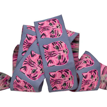 Ribbon | Meow Meow | 1-1/2" width | Best of Sarah Watts