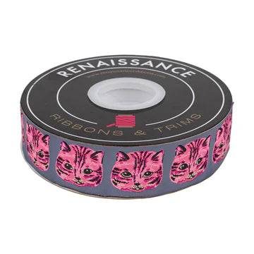 Ribbon | Meow Meow | 1-1/2" width | Best of Sarah Watts