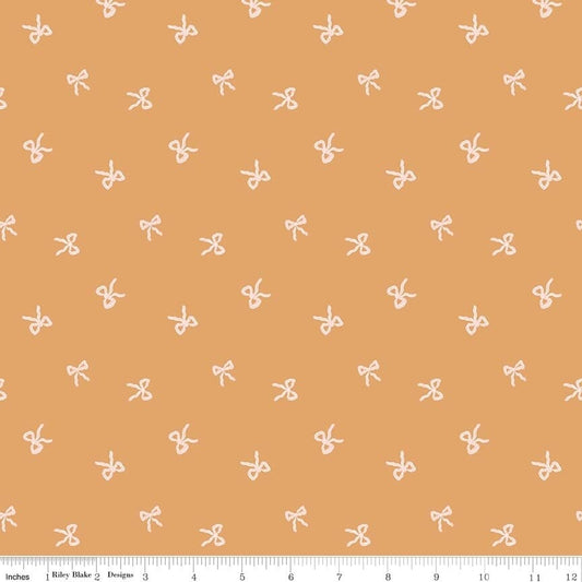 Riley Blake | Sweet Cotton Tales | Tales, Twirls & Ties | Apricot