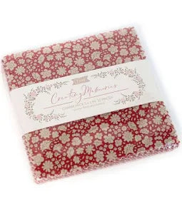 Tilda  | Creating Memories  | Winter Reds and Greens  | 5" Charm Pack