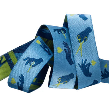 Ribbon | Busy Fingers | Noon Blue | Tula Pink | 7/8"