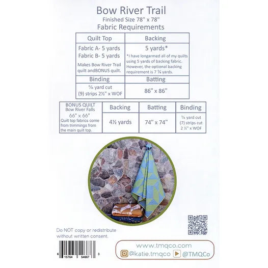 Pattern | Bow River Trail Quilt by Traditionally Modern Quilt Co.