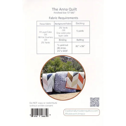 Pattern | The Anna Quilt by Traditionally Modern Quilt Co.