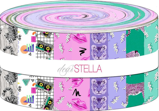 Dear Stella | Mix Tape | 2 1/2" Strips Pack | 40 Colors