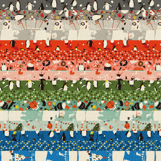 Cotton + Steel | Around the World | Waku Waku Christmas | Limited Edition
