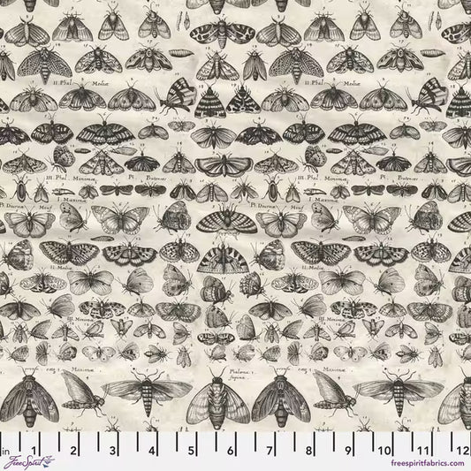 FreeSpirit | Tim Holtz | Palette Charcoal | Charcoal Moths | Charcoal