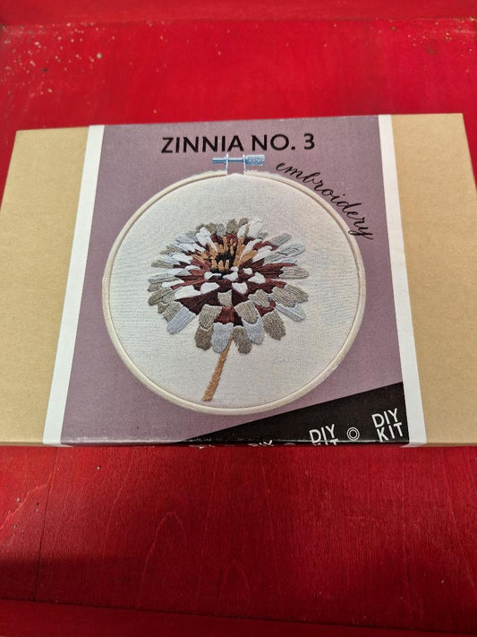 Kate Wyatt Designs | Embroidery kit - Zinnia no 3
